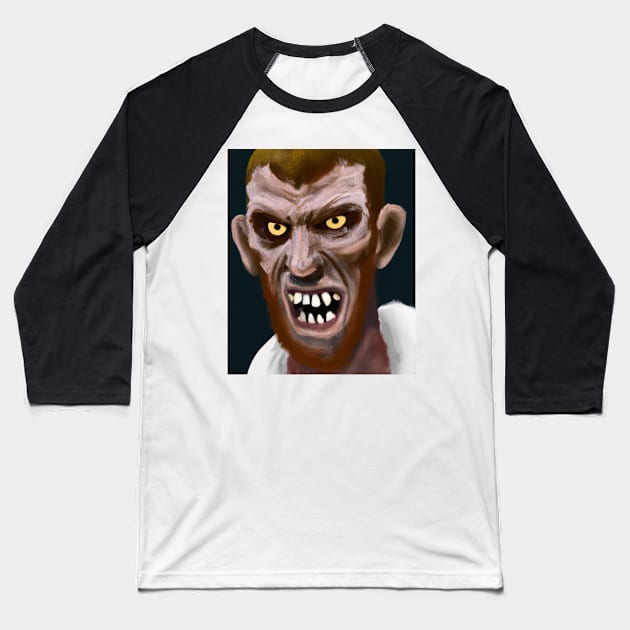 Kurt Barlow Salems Lot Digital Art Baseball T-Shirt by starnish